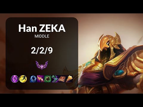 Han Zeka Azir vs Irelia MIDDLE - KR MASTER Patch 14.23
