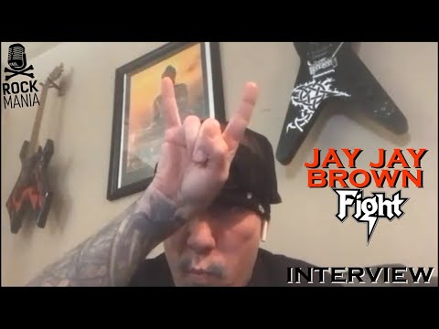 JAY JAY BROWN (FIGHT) - ROCK MANIA INTERVIEW [ative a legenda]
