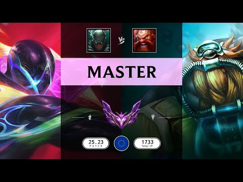 Master Match: Pyke vs Gragas - EUW server Patch 25.23