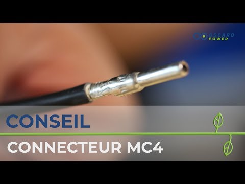 Video présentant le sertissage d'un connecteur MC4