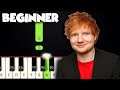 Perfect - Ed Sheeran | BEGINNER PIANO TUTORIAL + SHEET MUSIC by Betacustic
