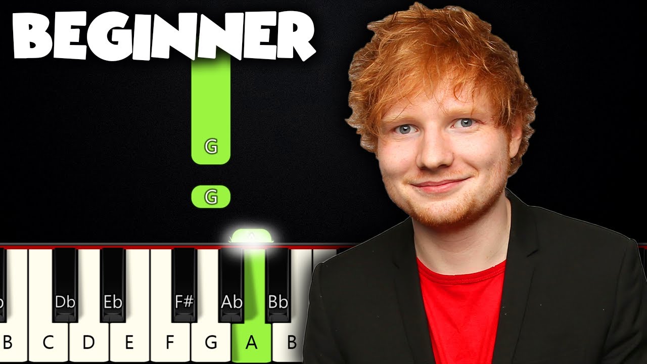 Perfect - Ed Sheeran | BEGINNER PIANO TUTORIAL + SHEET MUSIC by Betacustic
