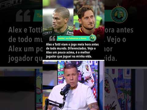 Alex ou Totti? Taddei, ex-Palmeiras e Roma foi sincero no 'MunDu Meneses' #shorts