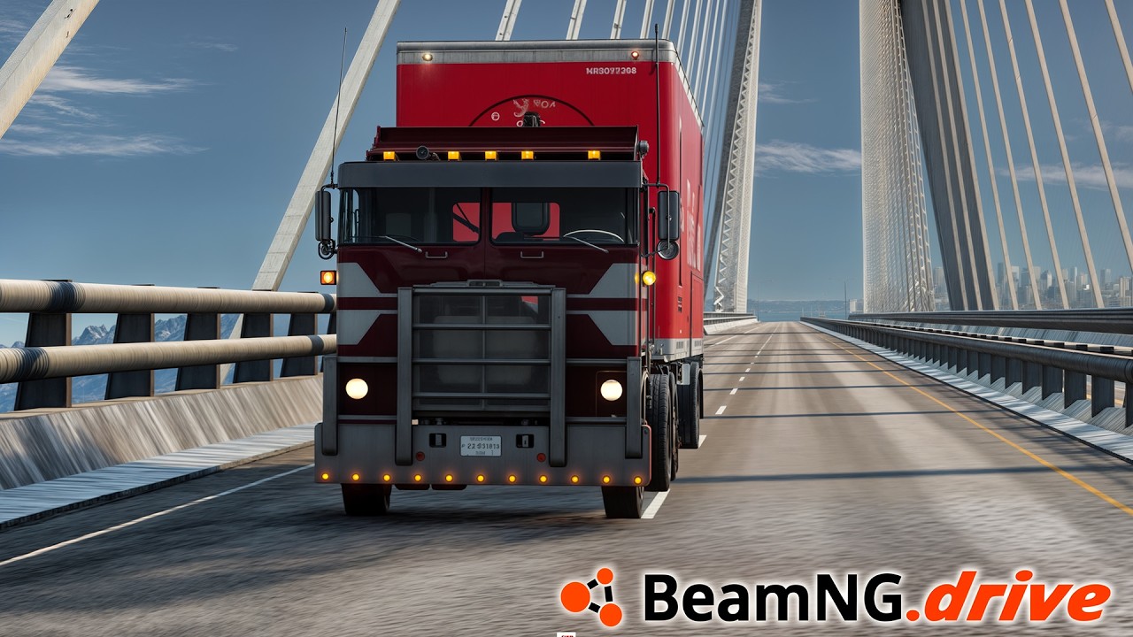 Fui fazer FRETE em um mapa GIGANTE! - BeamNG RLS #20