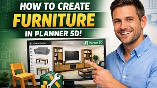 How to CREATE FURNITURE in Planner 5D (Step by Step)