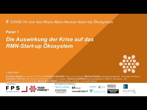 FPS Webinar: Panel – Die Auswirkung der Krise auf das RMN-Start-up Ökosystem