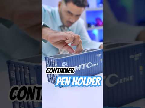 Shipping Container Pen Stand