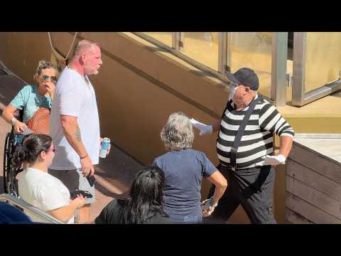 This moment felt tense… but the mime had a plan 😂