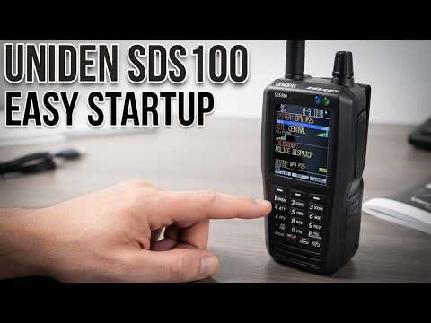 Beginner Guide to Using the Uniden SDS100 Digital Scanner