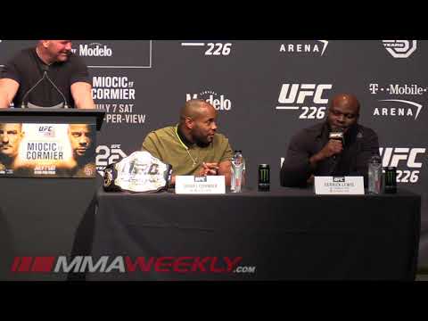Derrick Lewis Has Beef with Daniel Cormier (UFC 226 Presser)
