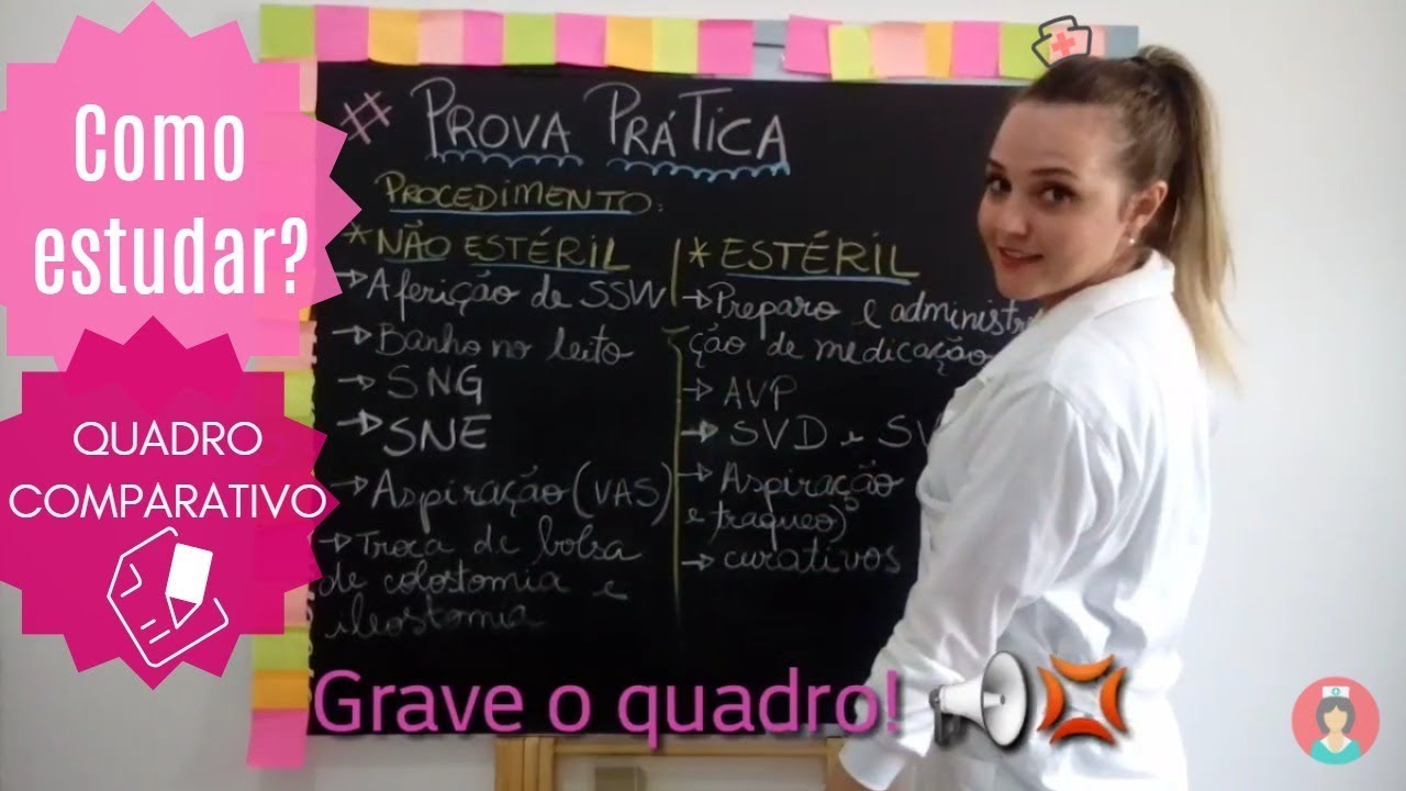 #DICAS para estudar para a Prova Prática