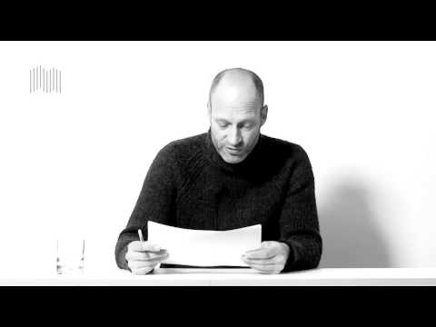 Joachim Meyerhoff reads from "When will it finally be like it never was?"