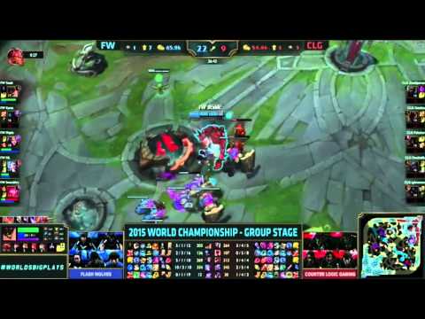NL Jinx Pentakill | FW VS CLG | #Worlds 2015