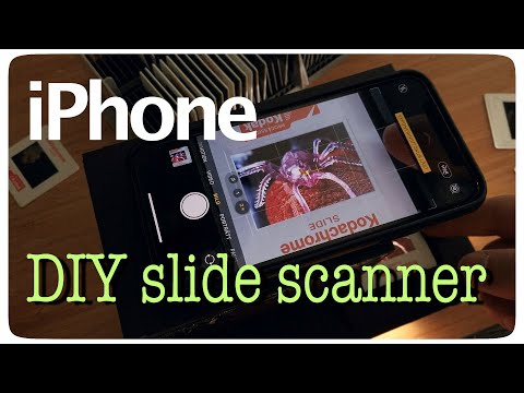 DIY slide scanner for iphone