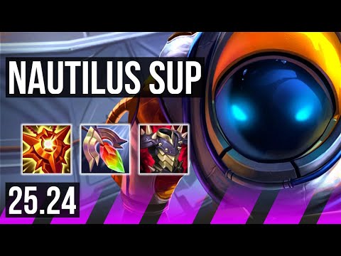 NAUTILUS & Jinx vs PYKE & Miss Fortune (SUP) | KR Diamond | 25.24