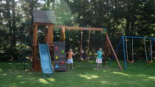 Swing Set Upgrade! KidKraft Raptor Trail