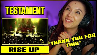 TESTAMENT - Rise Up | First Time Reaction