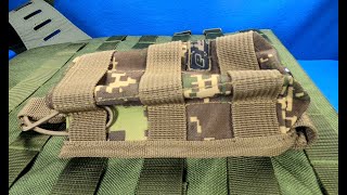 How to attach Molle pouch on a Molle vest