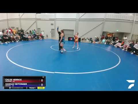 127 Lbs Round 4 (6 Team) - Chloe Herrick, Missouri Vs Hannah Seitzinger, Indiana 266d