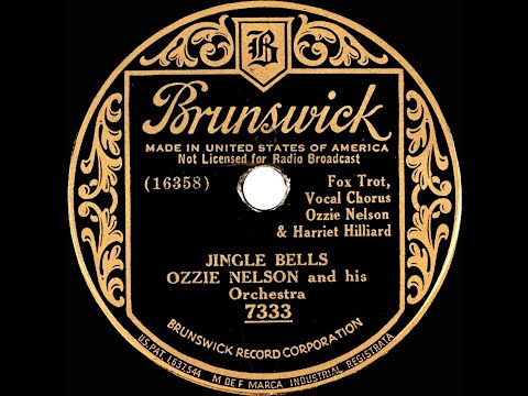 1934 Ozzie Nelson - Jingle Bells (Ozzie & Harriet, vocal)