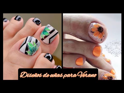 DISEÑOS DE UÑAS VERANO 2022 #uñas2022 #uñasdecoradas #uñasnaturales #uñaspies #diseñosdeuñas