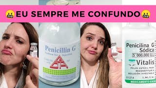 Cálculo de Penicilina G Cristalina, Benzatina e Procaína