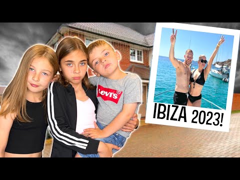 LEAVING our KIDS for the first time!  *we went to IBIZA