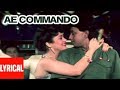 Ae Commando Tumhein Dil Ki Lyrical Video | Commando | Bappi Lahiri | Mithun Chakraborty, Mandakini