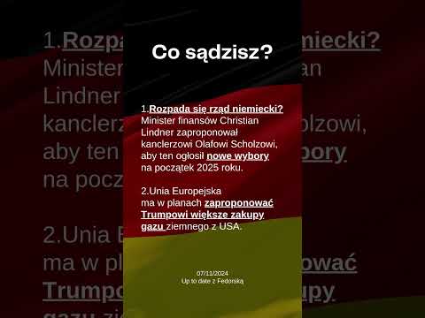Up to date z Fedorską 07/11/2024