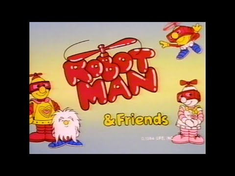 Robotman & Friends in I Want To Be Your Robotman fully animated cartoon VHS Tape 1984