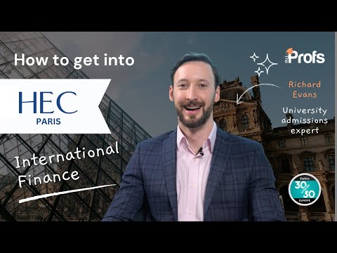 HOW TO GET INTO HEC INTERNATIONAL FINANCE
