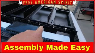 Assemble Signature Solar 3 battery rack 48v 100ah lithium  lifepo4  DIY 5000kw off grid solar system
