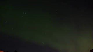 The northern lights (aurora borealis) from my garden near Oslo