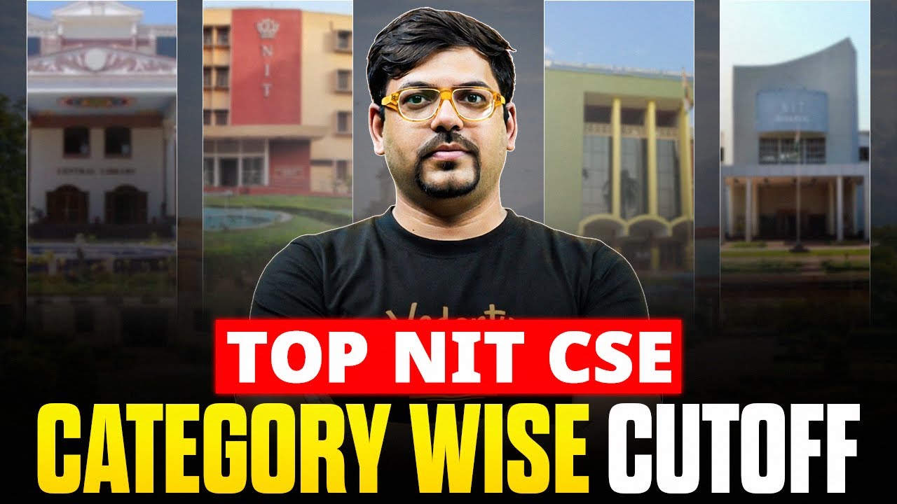 Top 10 NITs CSE Cutoff | Category Wise Safe Percentile | Complete Guide by Harsh Sir |