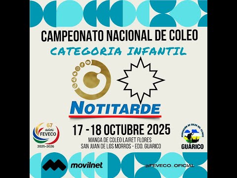 CAMPEONATO NACIONAL DE COLEO CATEGORIA INFANTIL MASCULINO 17/10/2025
