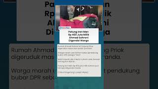 Bernilai RP 400 Juta, Patung Iron Man Kesayangan Sahroni Dijarah Warga, Dipotong Lalu Dibagi-bagi