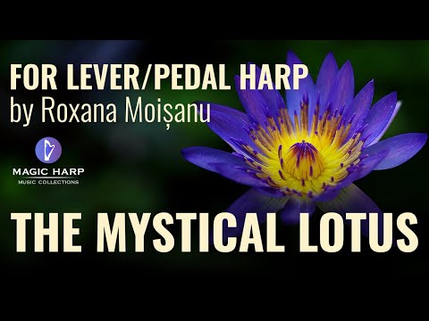 The Mystical Lotus by Roxana Moișanu | Music on Celtic Harp | Mystical Evocative Music