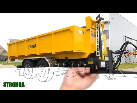 Stronga HookLoada HL160 – Hochwertiger Tandemachs-Hakenlift