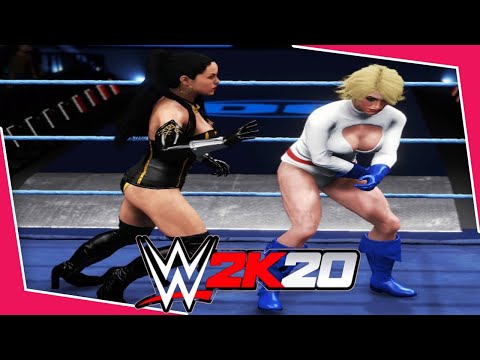 Power Girl v Superwoman! - WWE 2K20 Requested Falls Count Anywhere Iron Woman Match