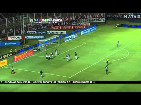 Torrico también se lució. San Lorenzo 0 - San Martín SJ 1. Fecha 3. Primera 2015. FPT.