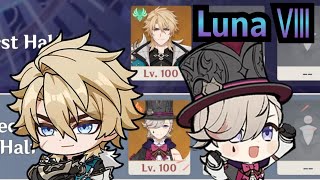 【原神】Ver.Luna Ⅷ 魔導ファルカ擬似単騎＆リネ単騎で螺旋12層 ☆9クリア/ Ver.Luna Ⅷ Spiral Abyss Floor 12 Varka ＆ Lyney Solo