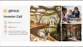 $GNS Genius Investor Call - 2025 Financial Results, 2026 Guidance