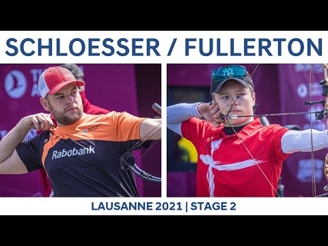 Mike Schloesser v Mathias Fullerton – compound men semi | Lausanne 2021 Hyundai Archery World Cup S2