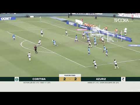 VEJA OS GOLS DE CORITIBA 2 x 2 Azuriz
