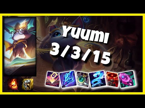 Yuumi Challenger Gameplay S11 Replay 11.4 Support (3/3/15) - EU