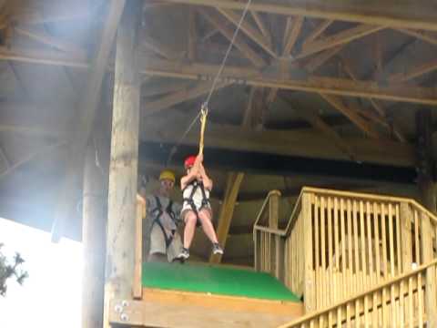 Gatorland   Christine on zipline
