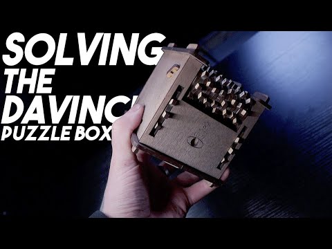 SOLVING this insane DaVinci PUZZLE BOX!