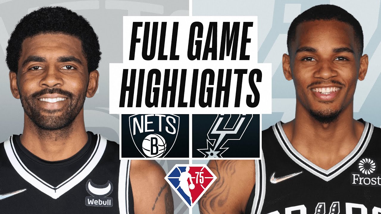 NETS at SPURS | FULL GAME HIGHLIGHTS | January 21, 2022