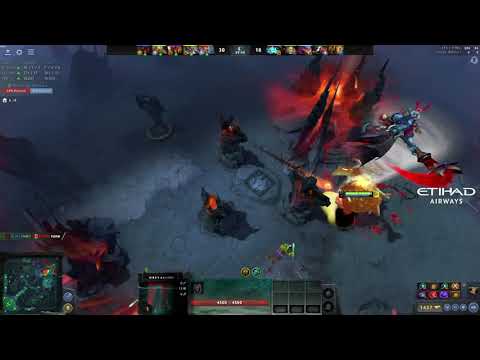 Attacker destroying Grimstroke 2 times LOL