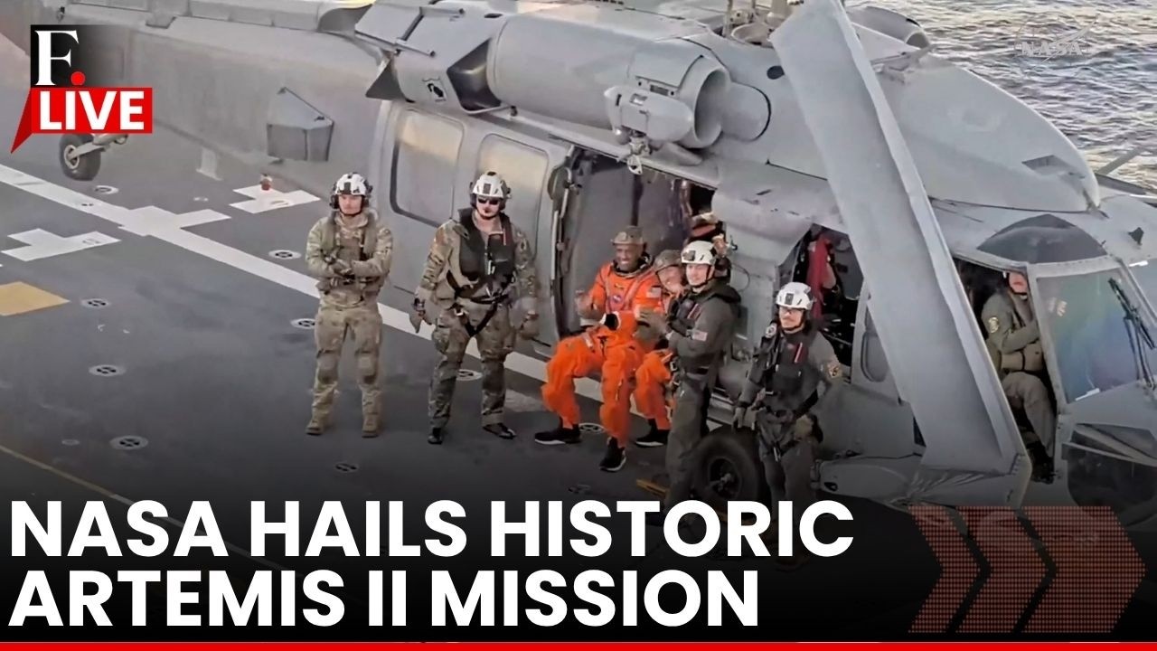 Artemis II Crew Splashdown LIVE: NASA Holds Press Conference on Artemis II Mission Return to Earth